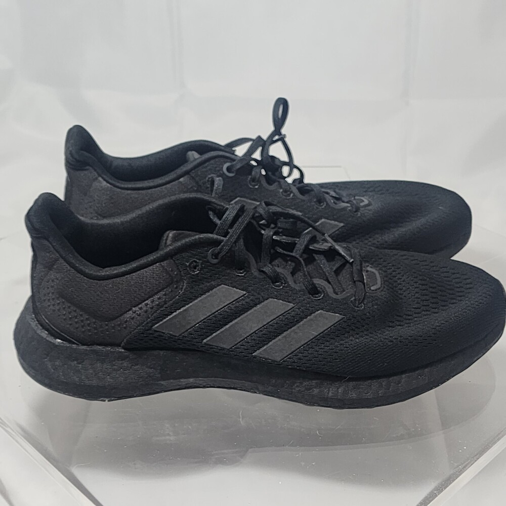Adidas Pureboost 21 GY5095 Men 11.5 Black Mesh Running Shoes/Sneakers